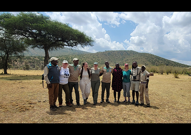 Thankful for an amazing camp crew, guides, WWF staff, and Nat Hab staff in Kenya!